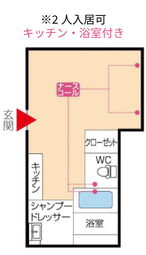 Eタイプワンルーム(20帖)